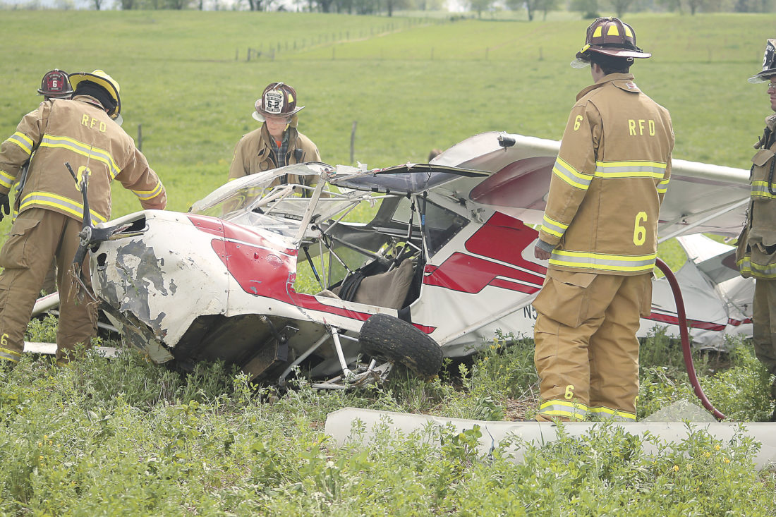 2 injured in plane crash - The Sentinel